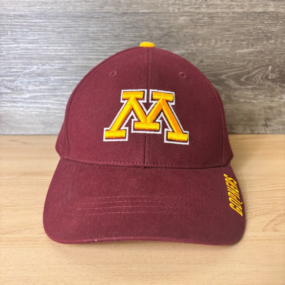 Minnesota Golden Gophers Hat Cap Strap Back Maroon Adjustable
